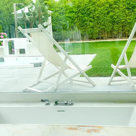 Rosa Del Mare - Fronte Mare Di Design Con Camino E Giardino Privato Villa Marzocca