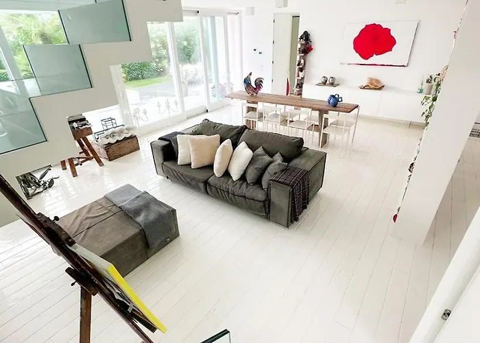 Villa Rosa Del Mare - Fronte Mare Con Giardino Privato E Terrazza Vista Mare Marzocca di Senigallia